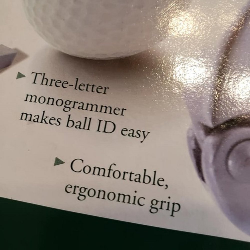 Perfect Solutions Deluxe Golf Ball Monogrammer - Picture 5 of 8